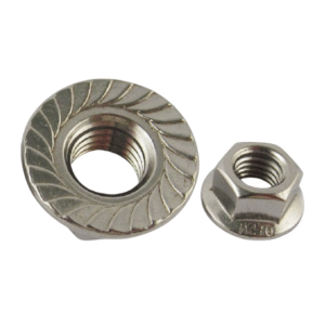DIN6923 Stainless Steel A2 Carbon Steel Galvanized Serrated Hex Flange Nut
